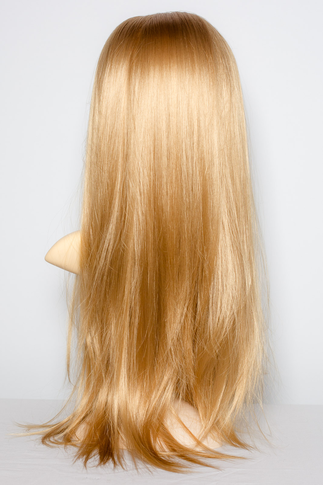 22 Ladies 34 Wig Half Fall Clip In On Hair Piece Dark Blonde 3 Styles Ebay 