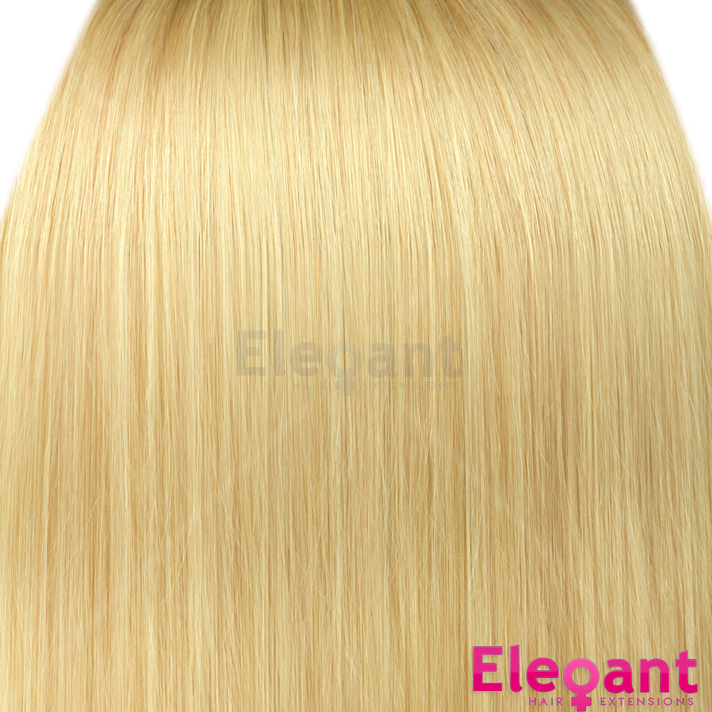 Clip In Hair Extensions Light Blonde Straight 18 Full Head 8 Pcs