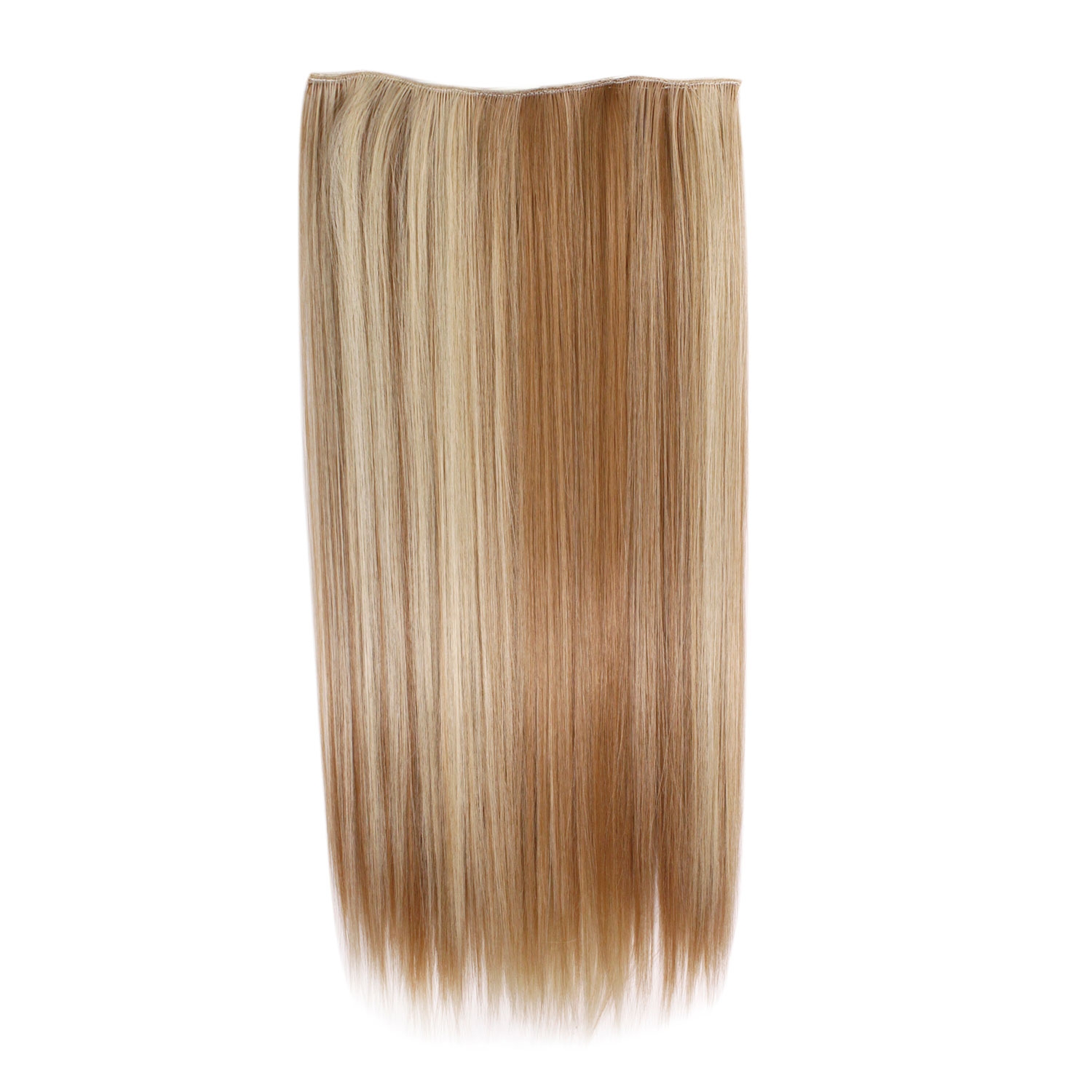 Clip In One Piece Straight Blonde Mix 18 613 Full Head 1pc Ebay