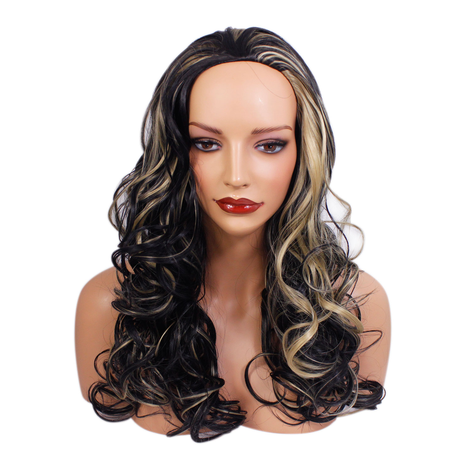 Ladies 34 Wig Half Fall Clip In Hair Piece 3 Styles25 Shades Ebay 