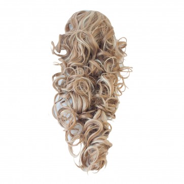 22 Inch Ponytail Curly Claw Clip - Blonde Mix #18/613