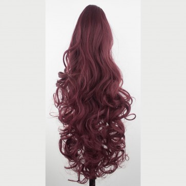 17 Inch Ponytail Curly Claw Clip - Cheryl Cole Red