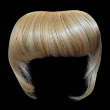 FRINGE BANG Clip in Hair Extension STRAIGHT Golden Blonde #26