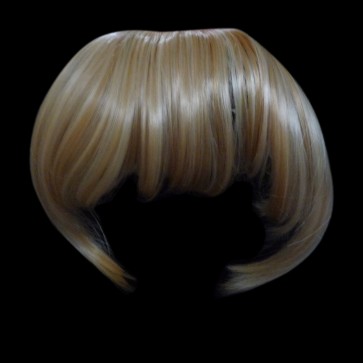 FRINGE BANG Clip in Hair Extension STRAIGHT Blonde Mix #18/613