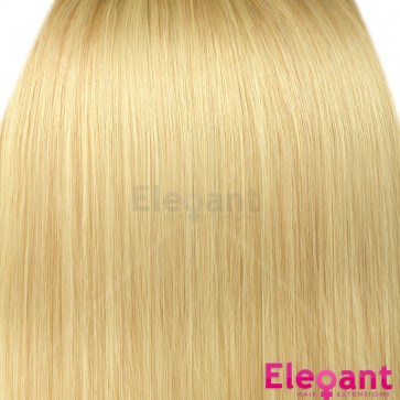 24" Clip in Hair Extensions STRAIGHT Light Blonde #613 FULL HEAD 8pcs