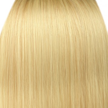 15 Inch Clip in Hair Extensions Straight 8pcs - Light Blonde