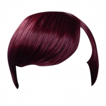 FRINGE BANG Clip in Hair Extension STRAIGHT Cheryl Cole Red #99J