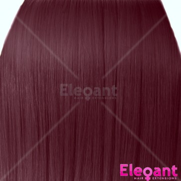 15 Inch Clip in Hair Extensions Straight 8pcs - Cheryl Cole Red