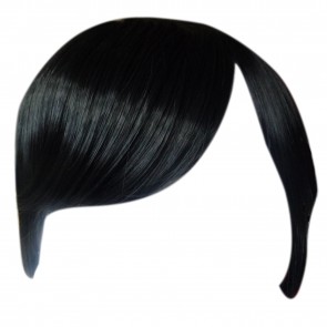 Fringe Bang Clip in Hair Extension - Black #1b