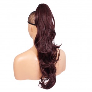 22 Inch Ponytail Flick Claw Clip - Cheryl Cole Red