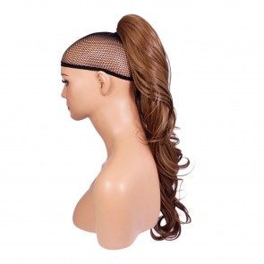 22 Inch Ponytail Flick Claw Clip - Light Brown
