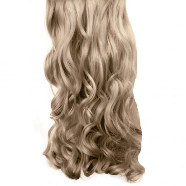 22 Inch Clip in Hair Extensions Curly 8pcs - Champagne Blonde #22
