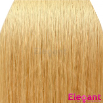 20 Inch Clip in Hair Extensions Straight Highlights - Golden Blonde