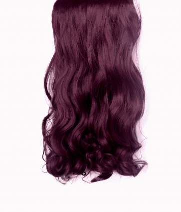 22 Inch Clip in Hair Extensions Curly 8pcs - Cheryl Cole Red