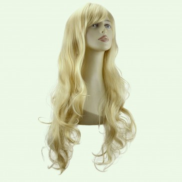 22 Inch Ladies Full Wig Loose Waves - Light Blonde #613