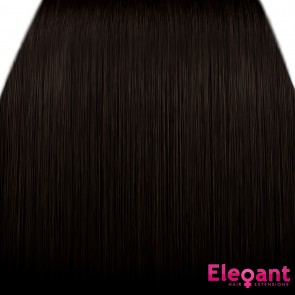 22 Inch Clip in Hair Extensions Straight 8pcs - Dark Brown