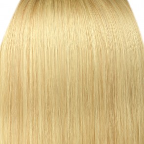 22 Inch Clip in Hair Extensions Straight 8pcs - Light Blonde