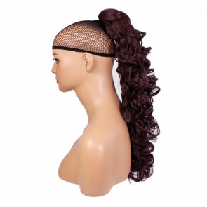 22 Inch Ponytail Curly Claw Clip - Cheryl Cole Red