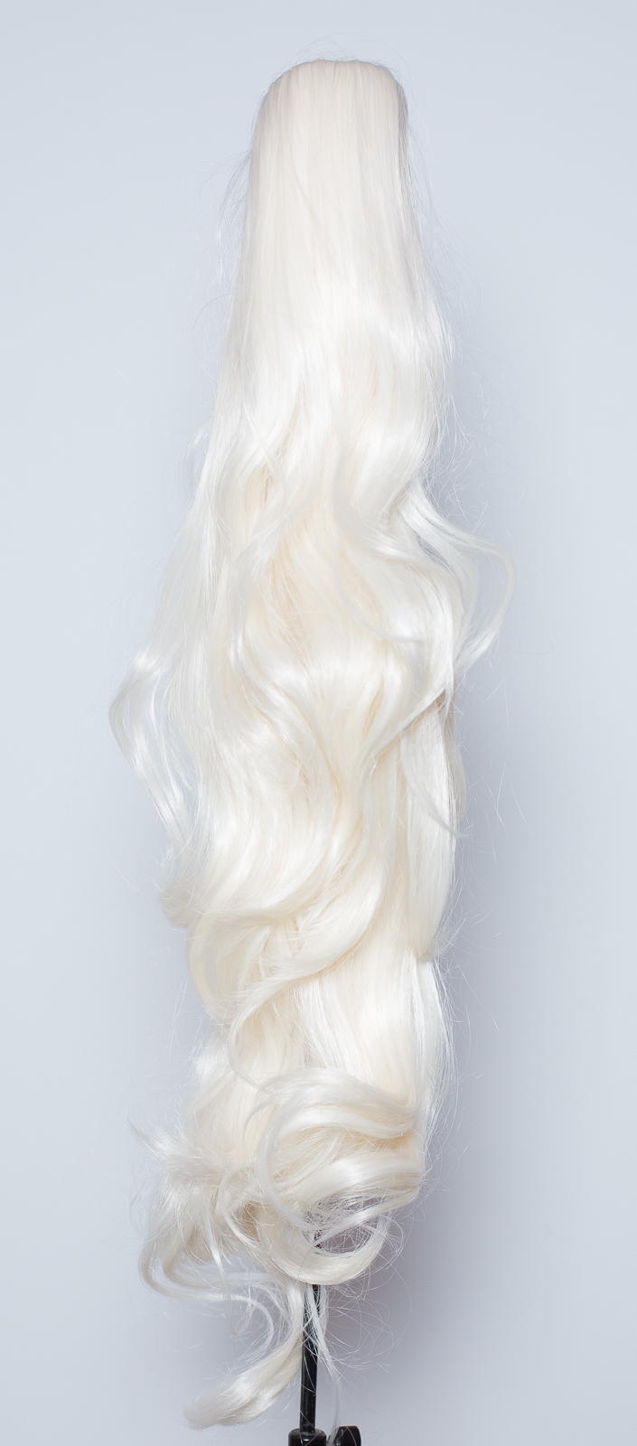 PONYTAIL Clip In On Hair Extensions White Blonde 60M REVERSIBLE 4