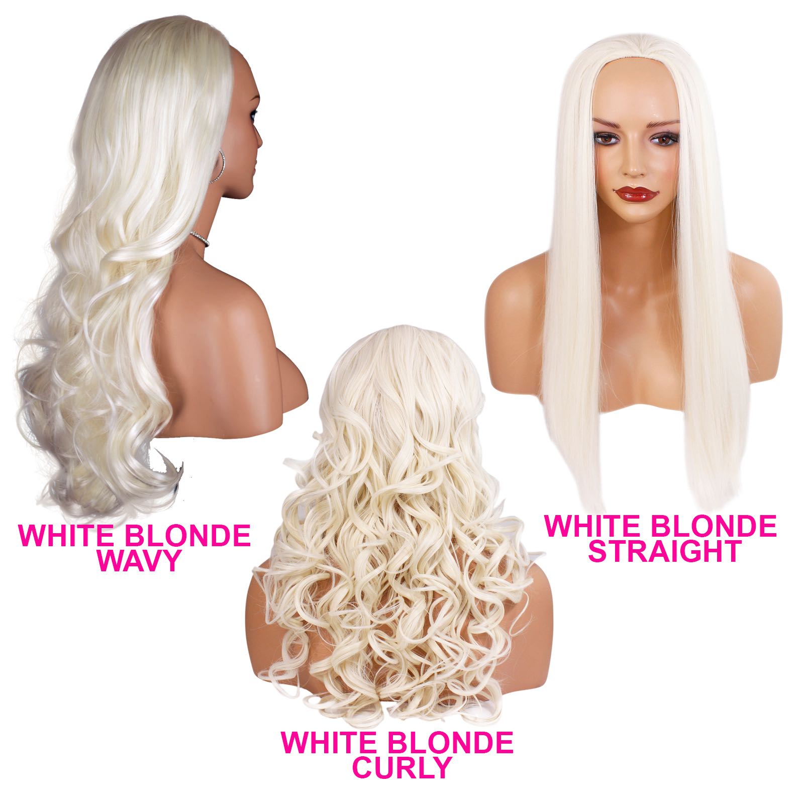 Blonde 3/4 outlet wig